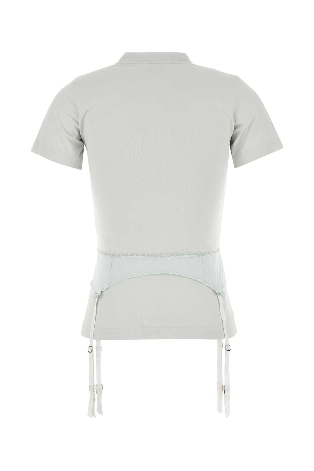 BALENCIAGA LINGERIE T-SHIRT For Women Exterior: 95% Cotton 5% Elastane