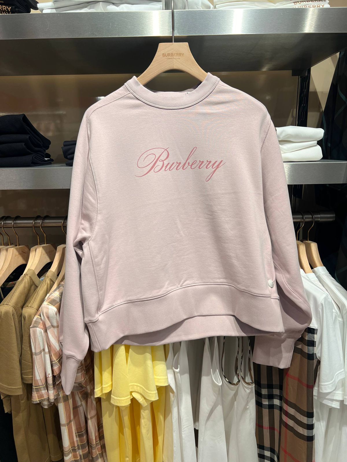 Logo Print Cotton Sweatshirt