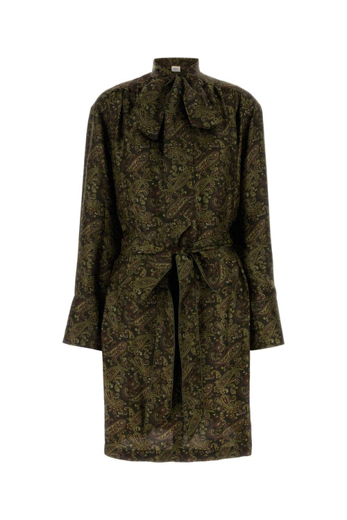 SAINT LAURENT abiti For Women Exterior: 100% Silk