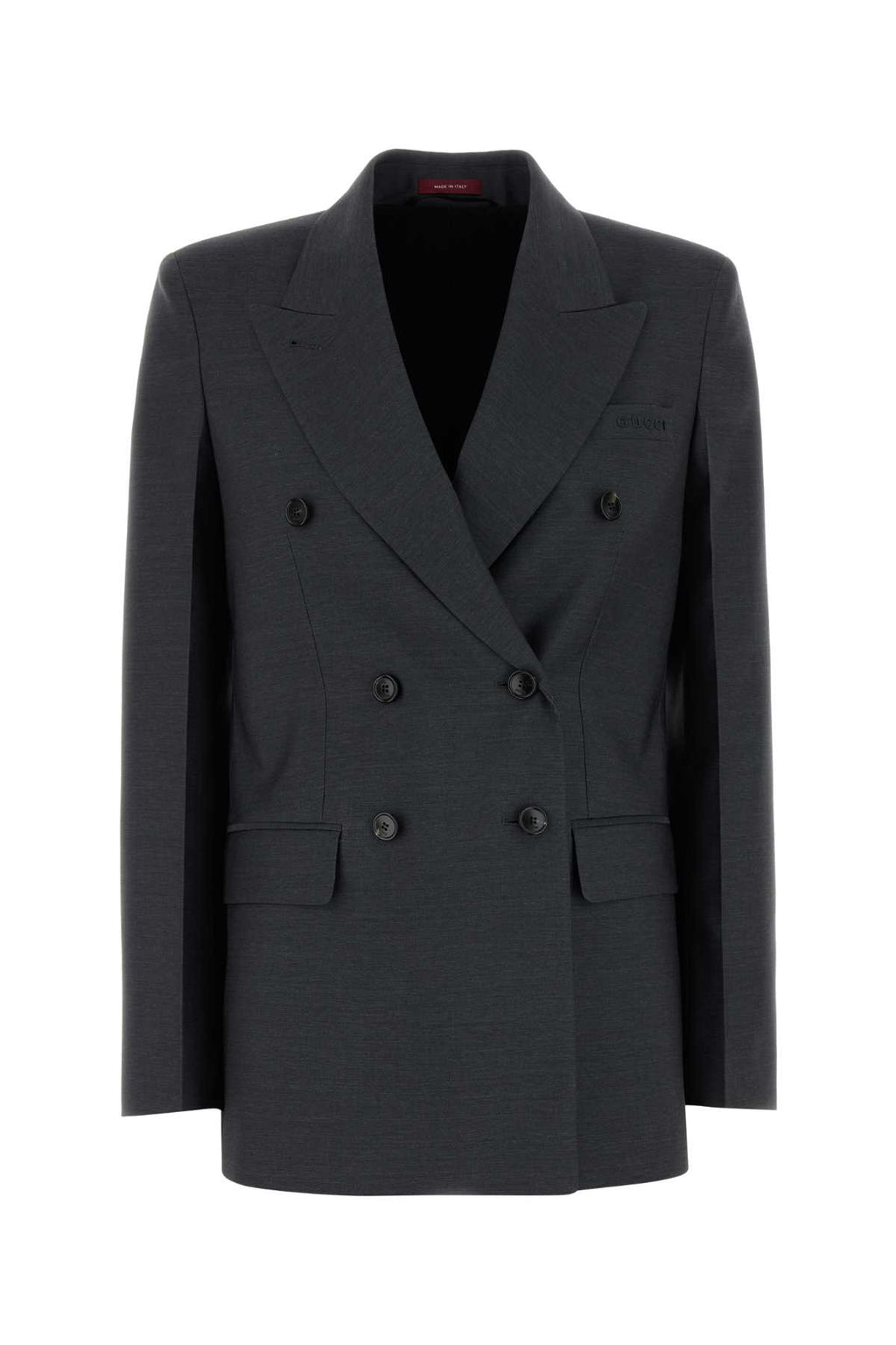 GUCCI JKT LIGHT DRY WOOL W/GUCCI For Women Exterior: 100% Wool Lining: 100% Viscose