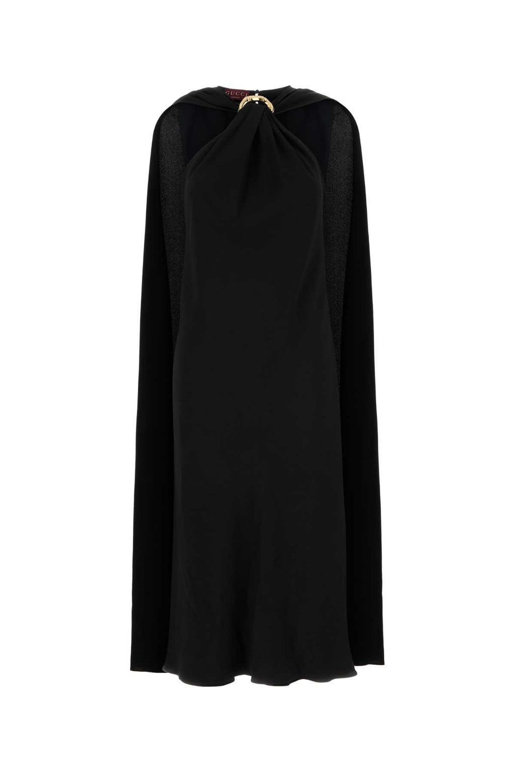 GUCCI DRS ACETATE VIS W/METAL BAMBOO For Women Exterior: 3% Acetate 47% Viscose Lining: 75% Acetate 25% Silk
