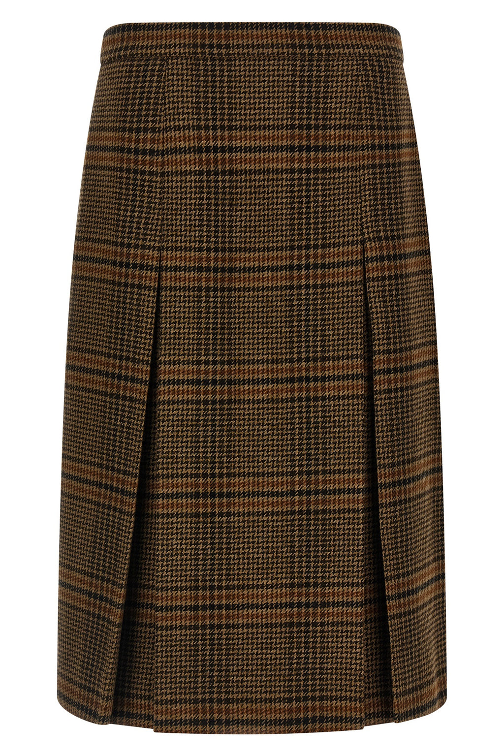 SAINT LAURENT Prince of Wales skirt For Women 100% wool