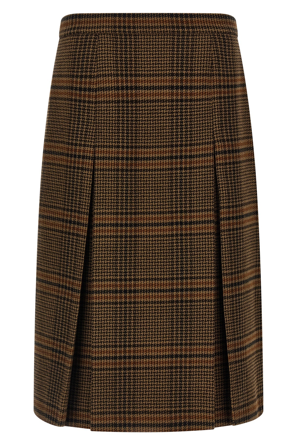 SAINT LAURENT Prince of Wales skirt For Women 100% wool
