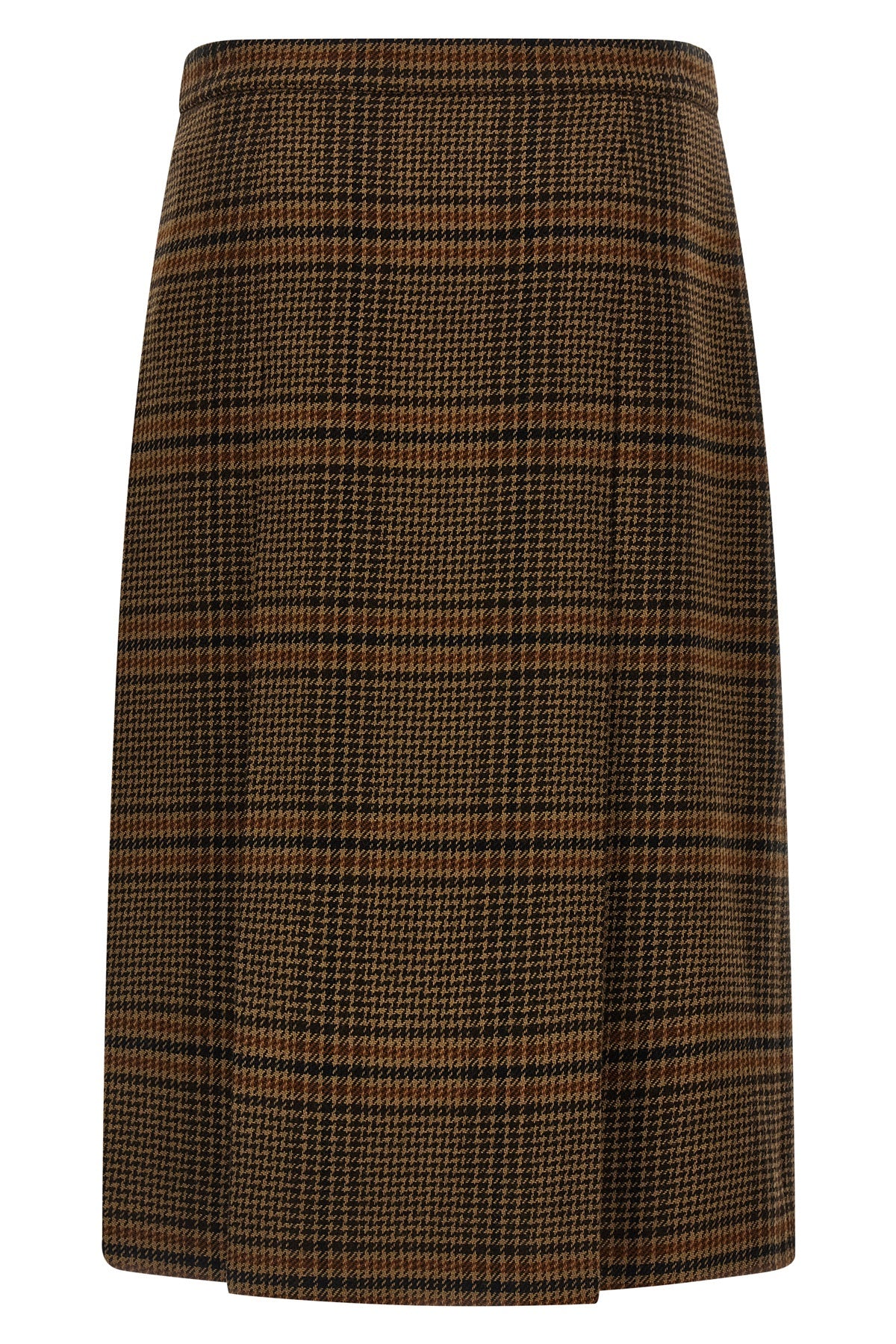 SAINT LAURENT Prince of Wales skirt For Women 100% wool
