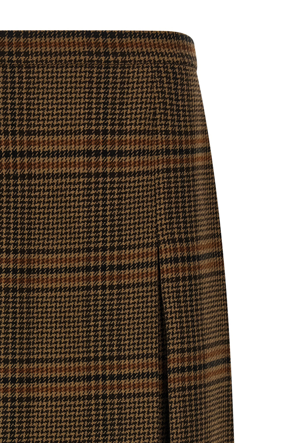 SAINT LAURENT Prince of Wales skirt For Women 100% wool