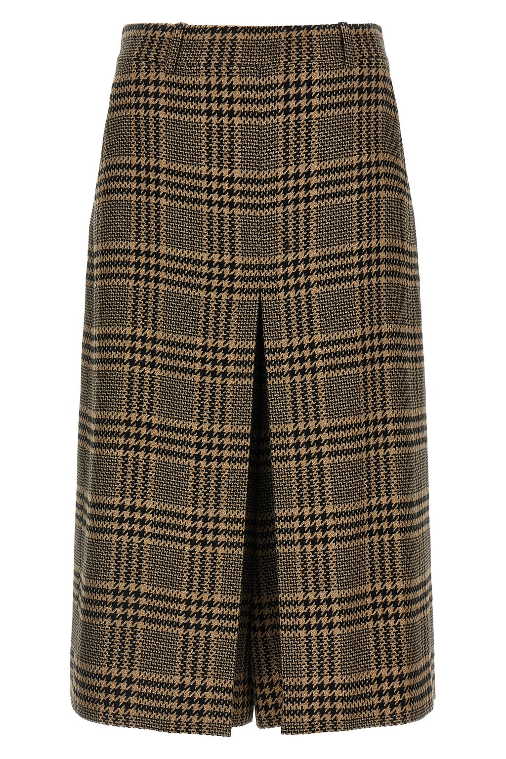 SAINT LAURENT Prince of Wales skirt For Women 100% silk