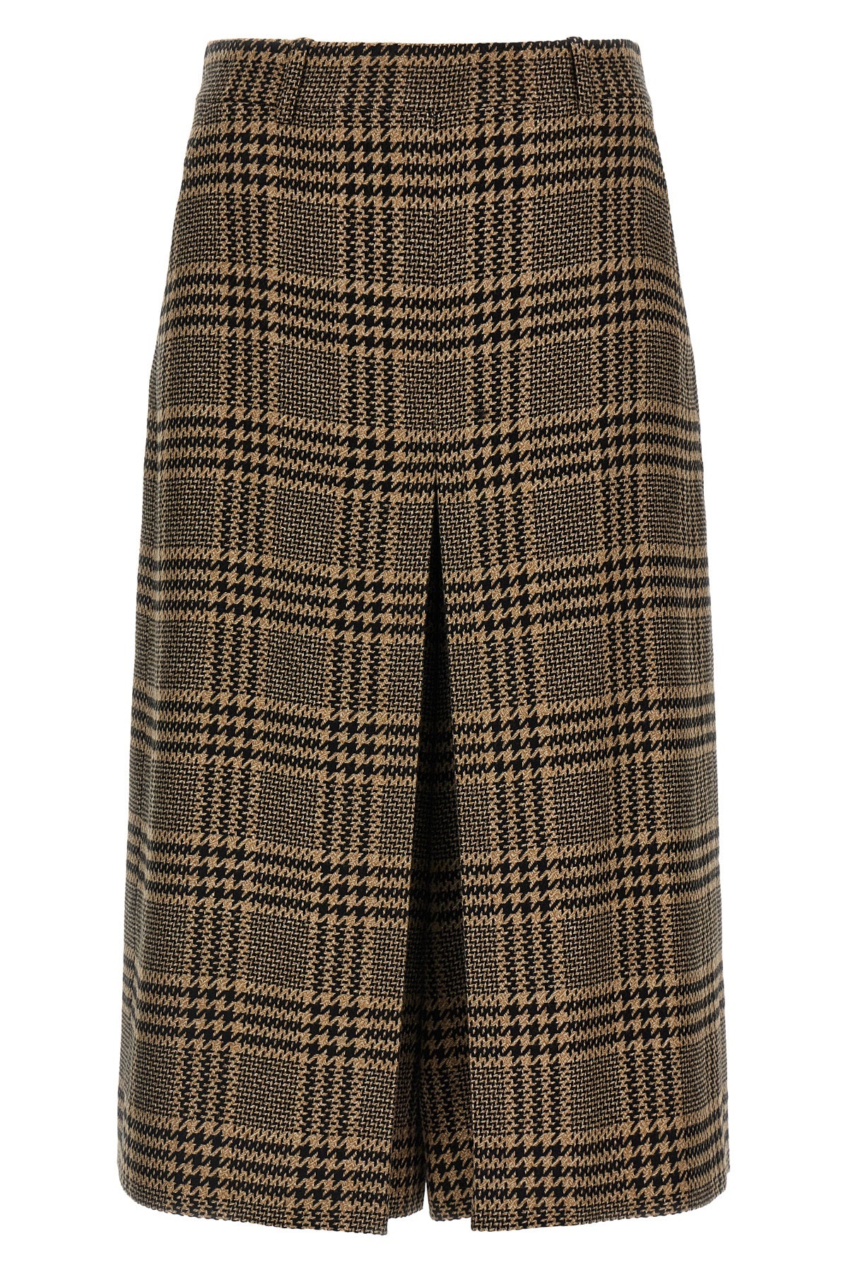 SAINT LAURENT Prince of Wales skirt For Women 100% silk