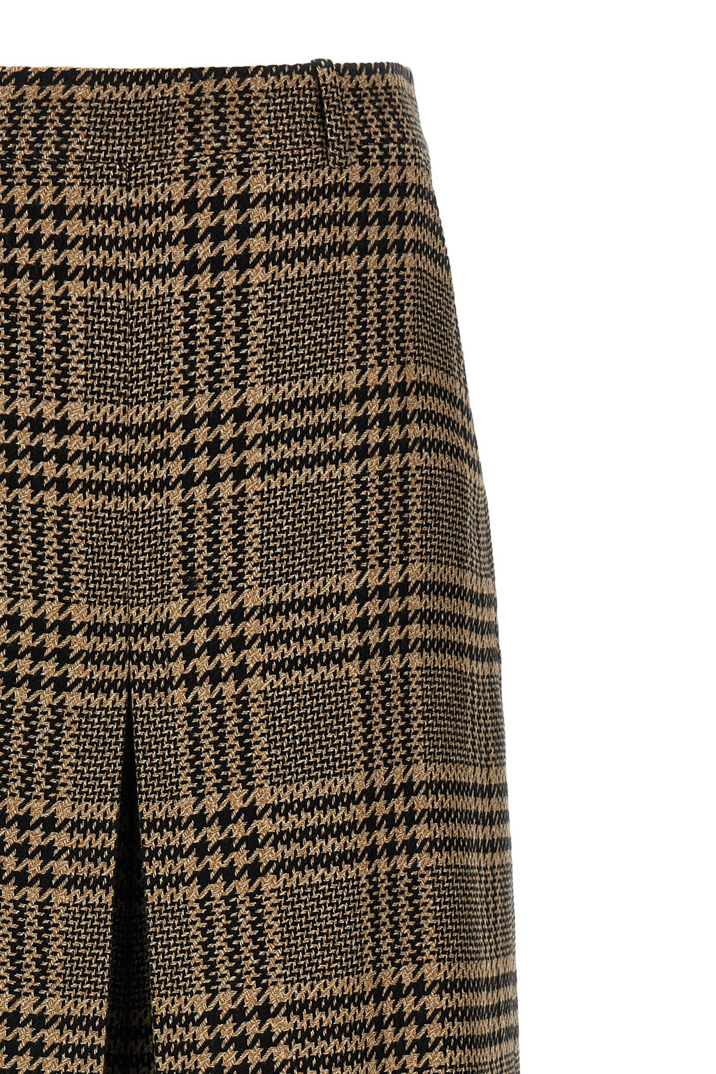 SAINT LAURENT Prince of Wales skirt For Women 100% silk