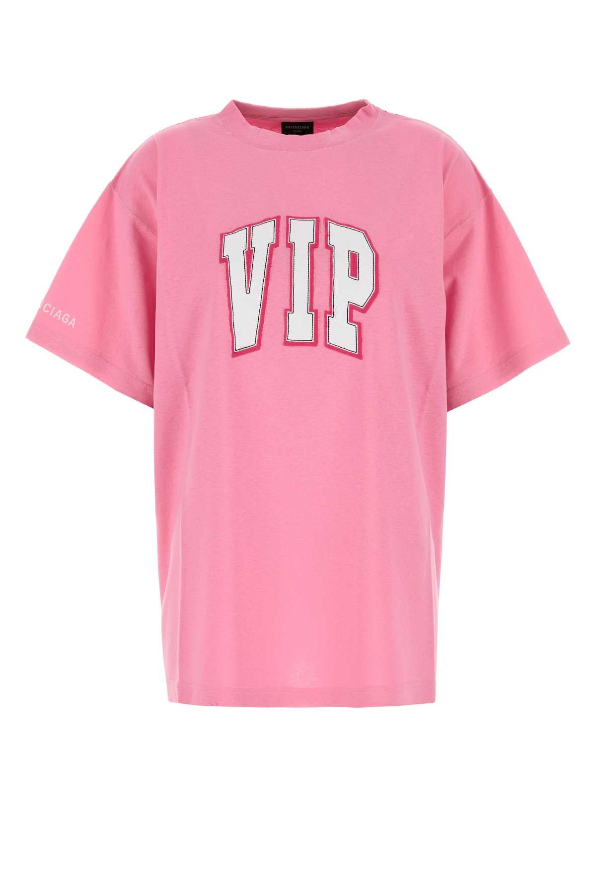 BALENCIAGA Oversized T-Shirt For Women Exterior: 100% Cotton