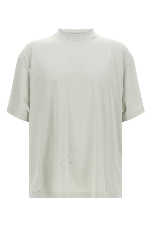 BALENCIAGA 'Blackletter Script' T-shirt For Women 100% cotton