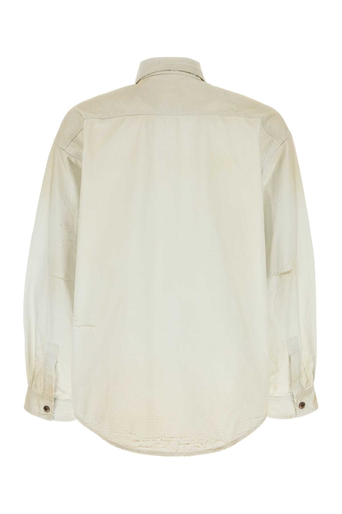 BALENCIAGA WORKWEAR OVERSHIRT For Men Exterior: 100% Cotton