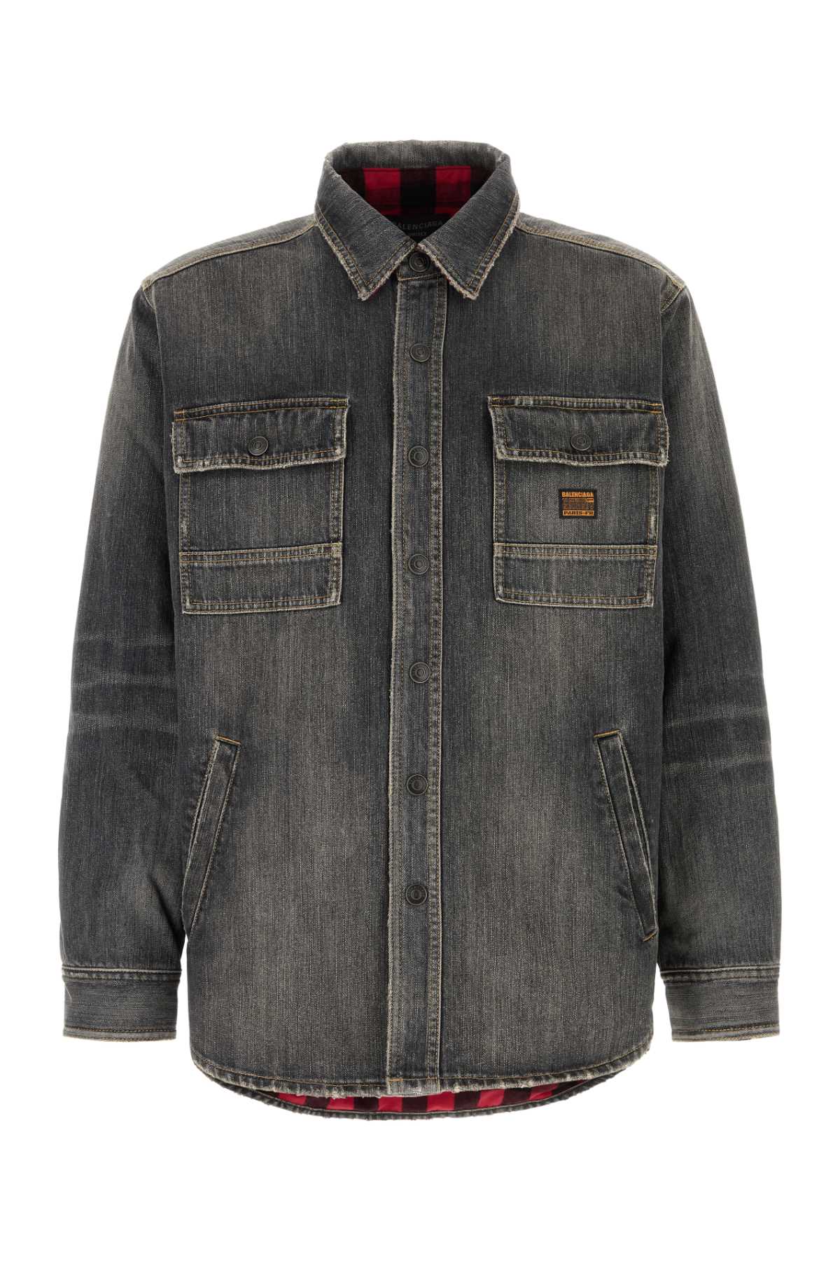 BALENCIAGA LINED SHIRT For Men Exterior: 100% Cotton Lining: 100% Cotton