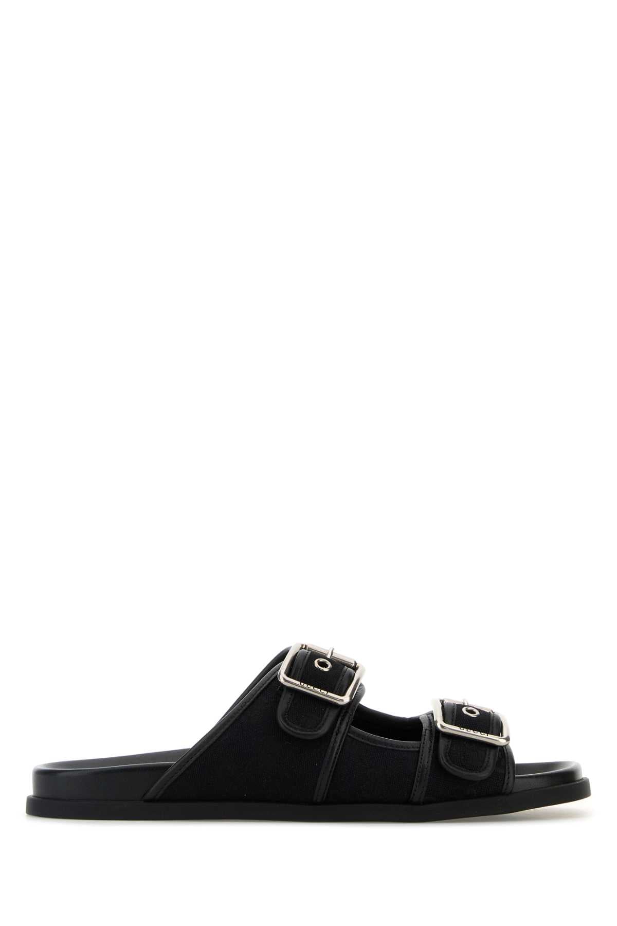 GUCCI M RHEIN SLIDEGG CANVAS RS For Men Exterior: 100% Fabric Interior: 100% Leather Sole: Rubber
