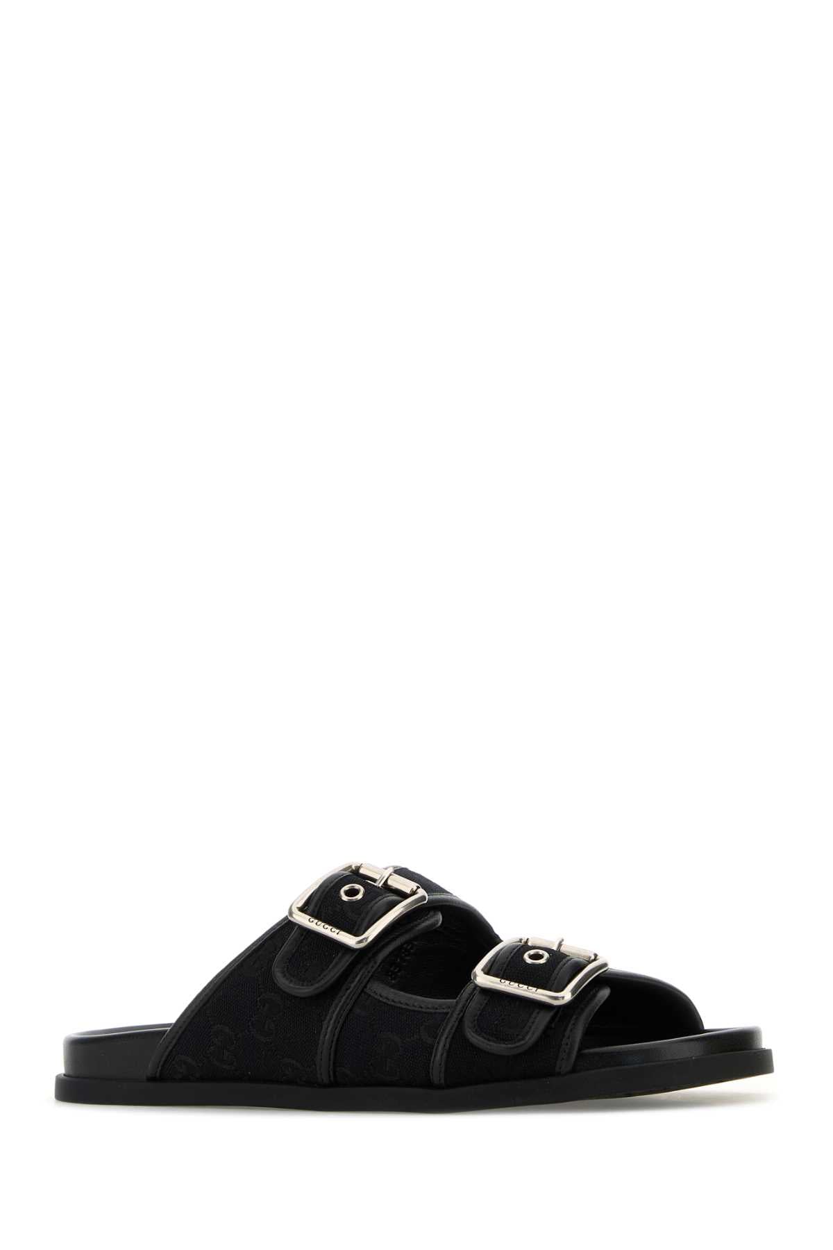 GUCCI M RHEIN SLIDEGG CANVAS RS For Men Exterior: 100% Fabric Interior: 100% Leather Sole: Rubber