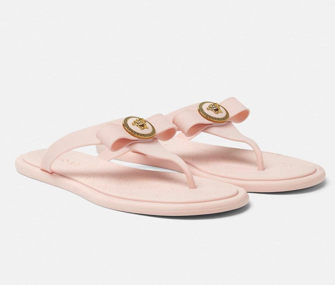 La Medusa Bow Thong Sandals
