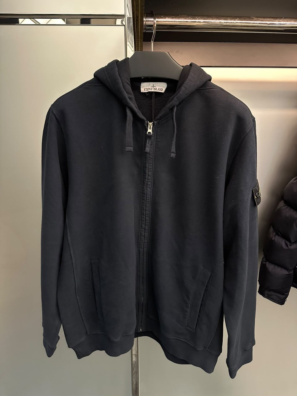 Brushed Cotton Fleece Full-Zip Hoodie