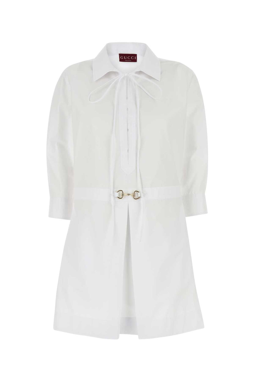 GUCCI DRS CTN POPELINE W/HORSEBIT_3 For Women Exterior: 100% Cotton