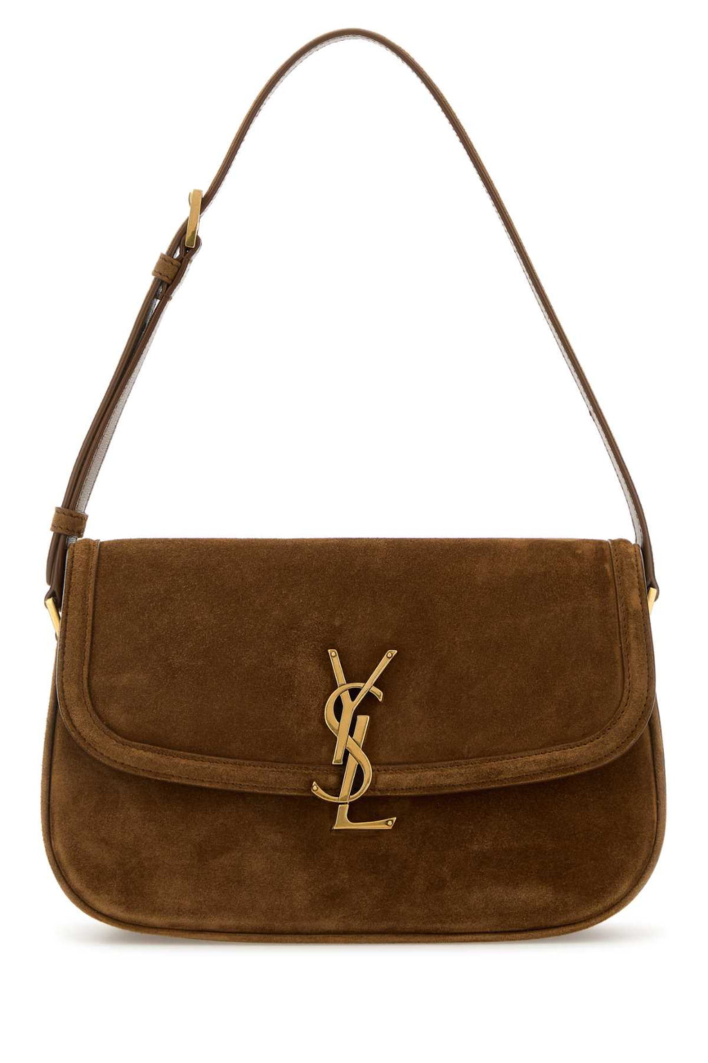SAINT LAURENT YSL BO MNG M SOLF For Women Exterior: 100% Lamb Lining: 100% Leather Finishing: Antiqued golden metal
