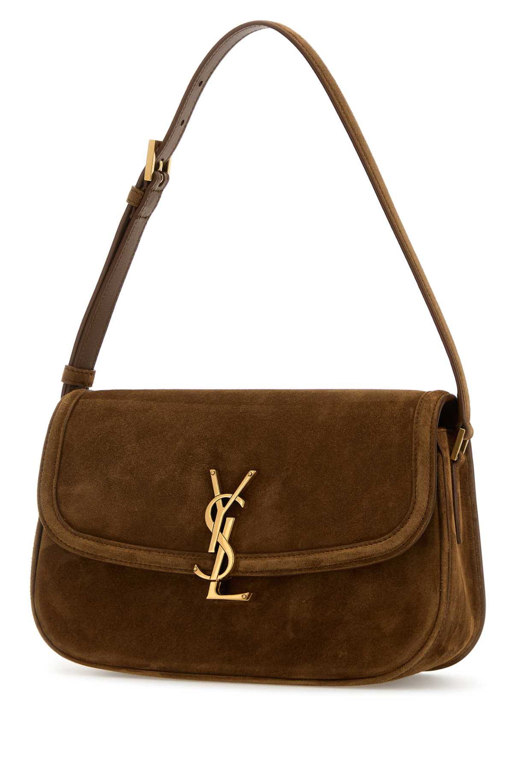SAINT LAURENT YSL BO MNG M SOLF For Women Exterior: 100% Lamb Lining: 100% Leather Finishing: Antiqued golden metal