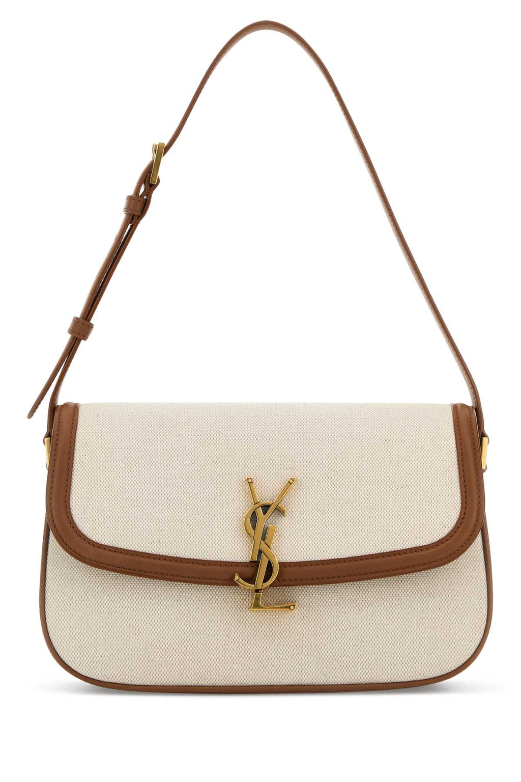 SAINT LAURENT YSL BO MNG S SOLF For Women Exterior: 100% Fabric Lining: 100% Fabric Finishing: Antiqued golden metal