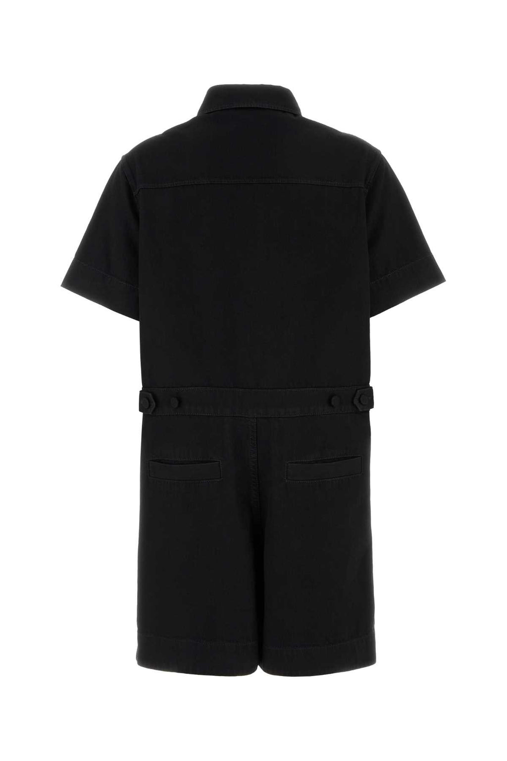 GUCCI JMPSUIT DENIM W/HRSBIT&LEATHER For Women Exterior: 100% Cotton