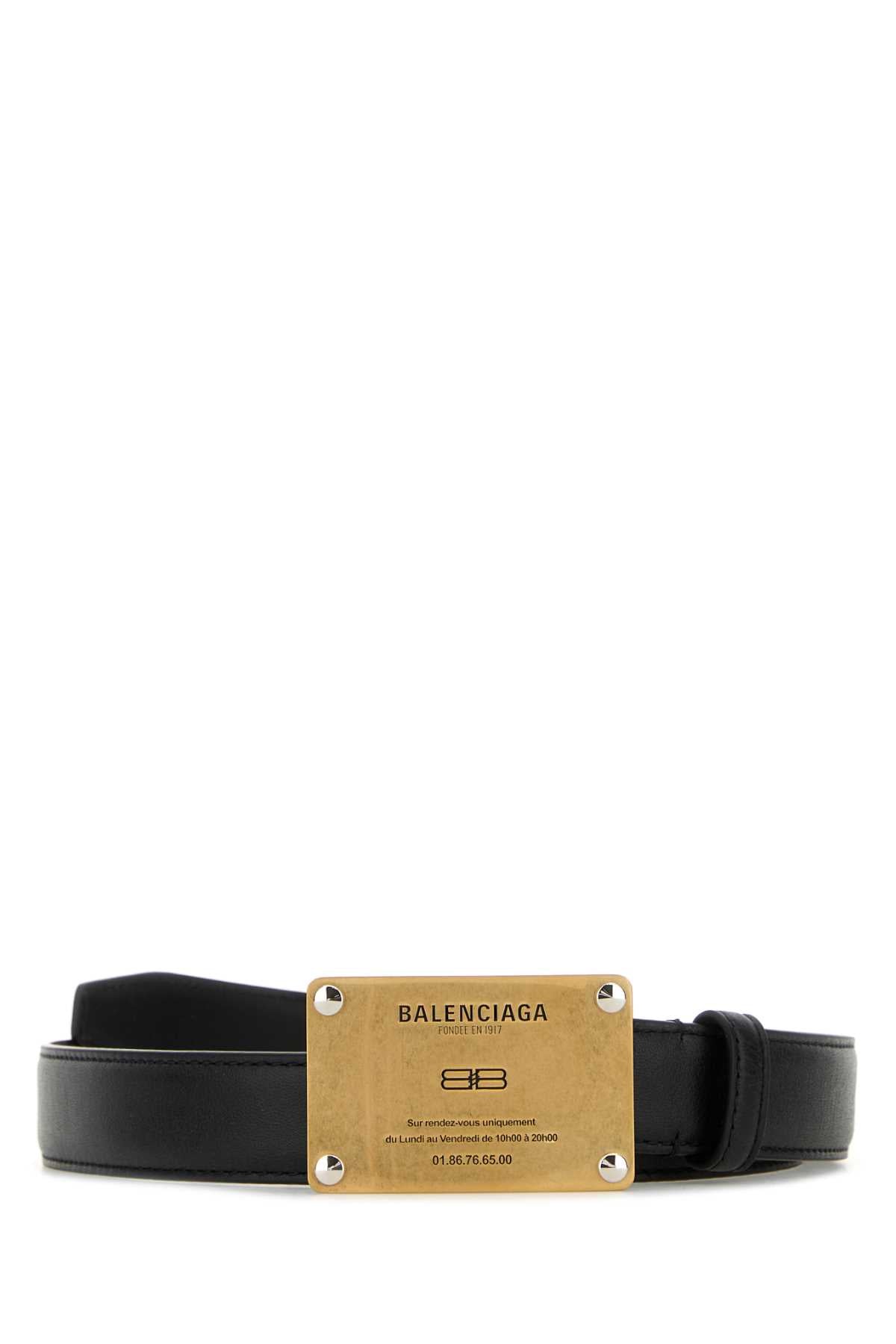 BALENCIAGA LOLA BELT 25 For Women Exterior: 100% Lamb Finishing: Antiqued golden brass