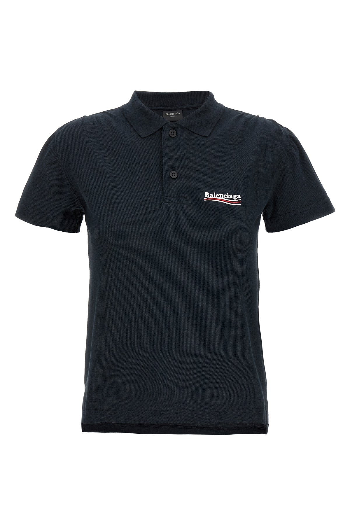 balenciaga Logo embroidery polo shirt