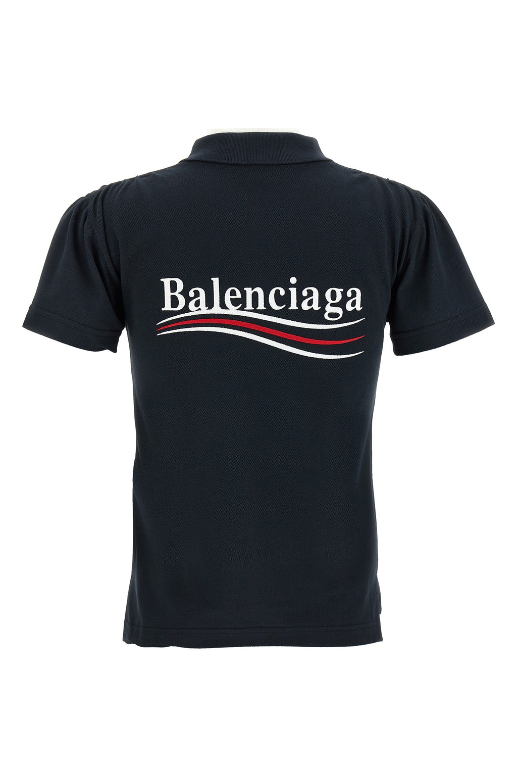 balenciaga Logo embroidery polo shirt