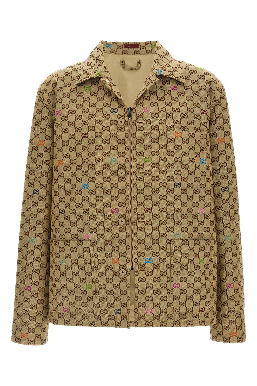 GUCCI Multicolor fil coupe jacket For Men 100% cotton
