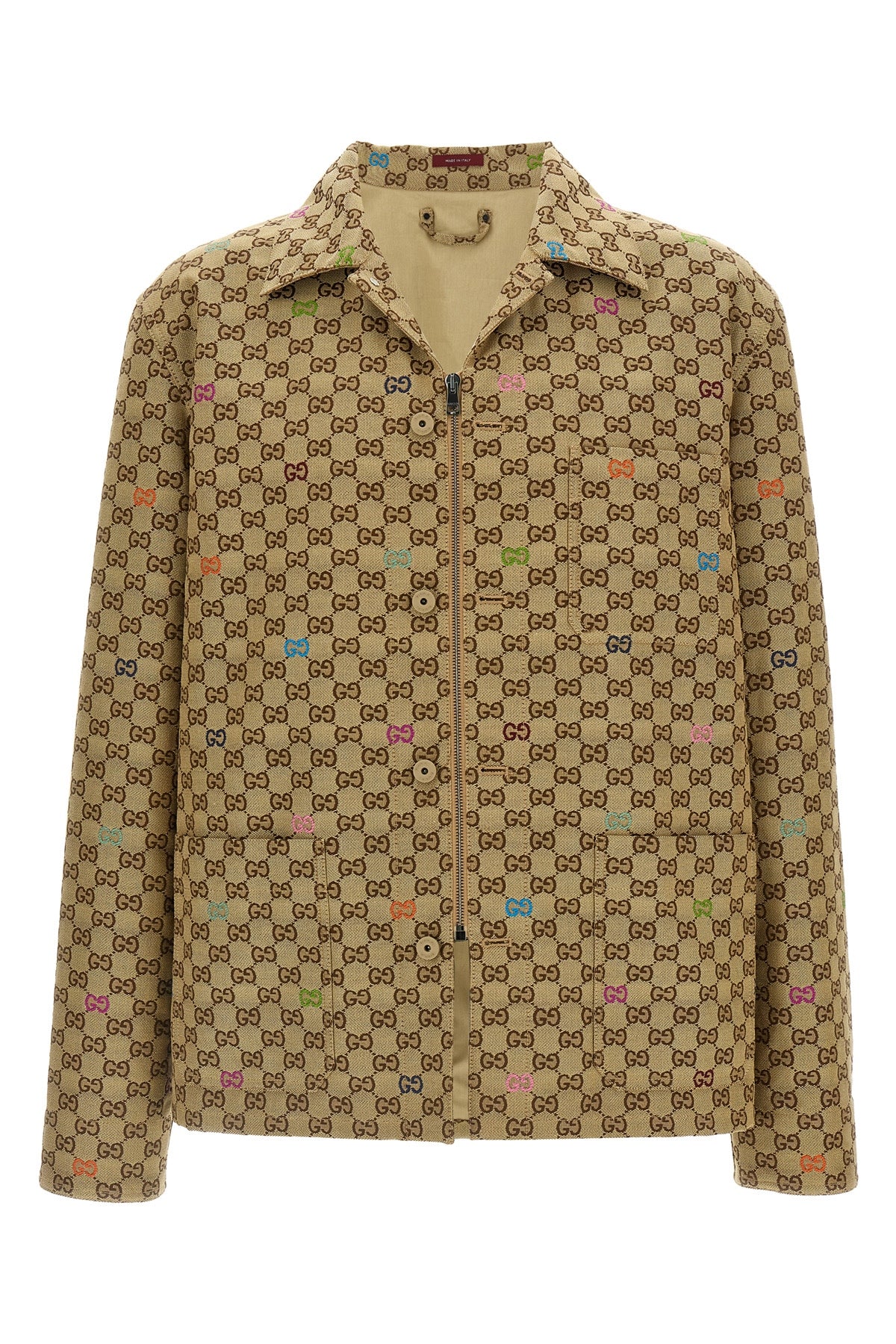 GUCCI Multicolor fil coupe jacket For Men 100% cotton