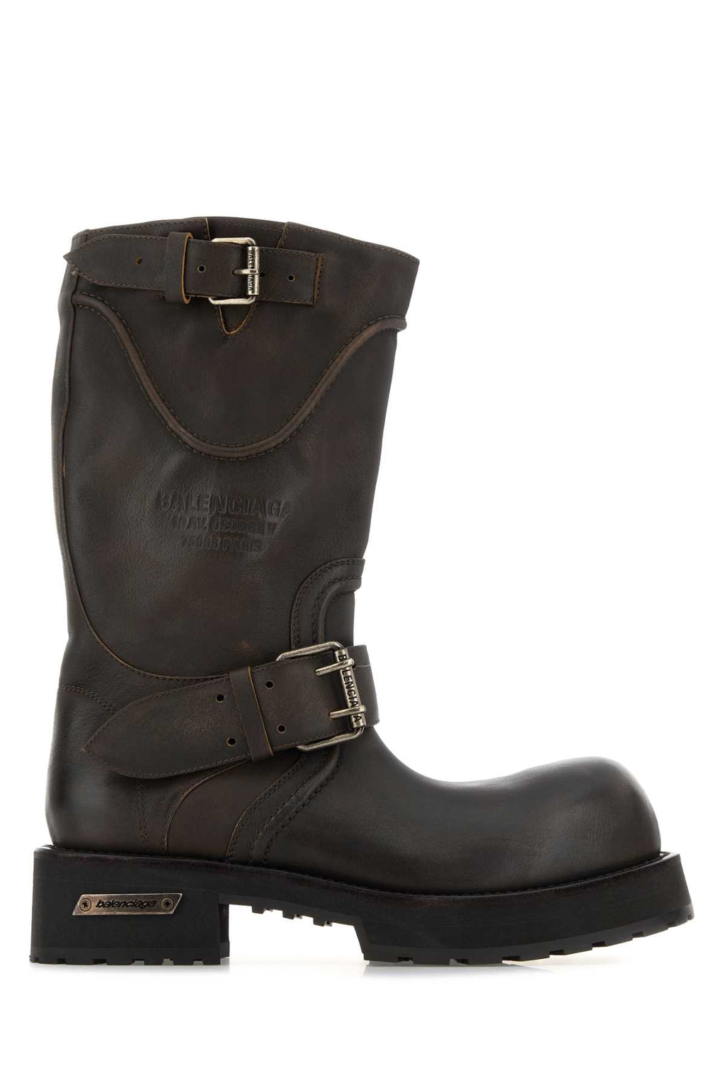BALENCIAGA VENOM BOOTIE For Men Exterior: 100% Calf Interior: 100% Calf Sole: Rubber