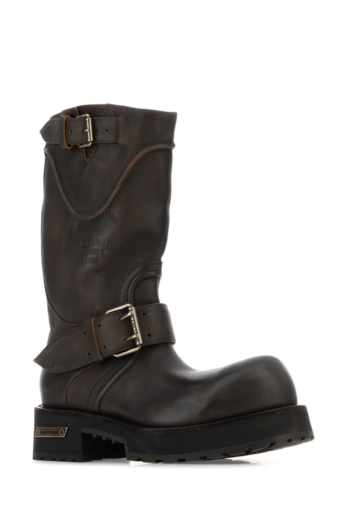 BALENCIAGA VENOM BOOTIE For Men Exterior: 100% Calf Interior: 100% Calf Sole: Rubber