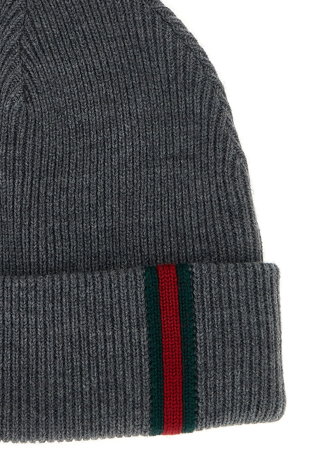 GUCCI Web detail beanie For Men 100% wool