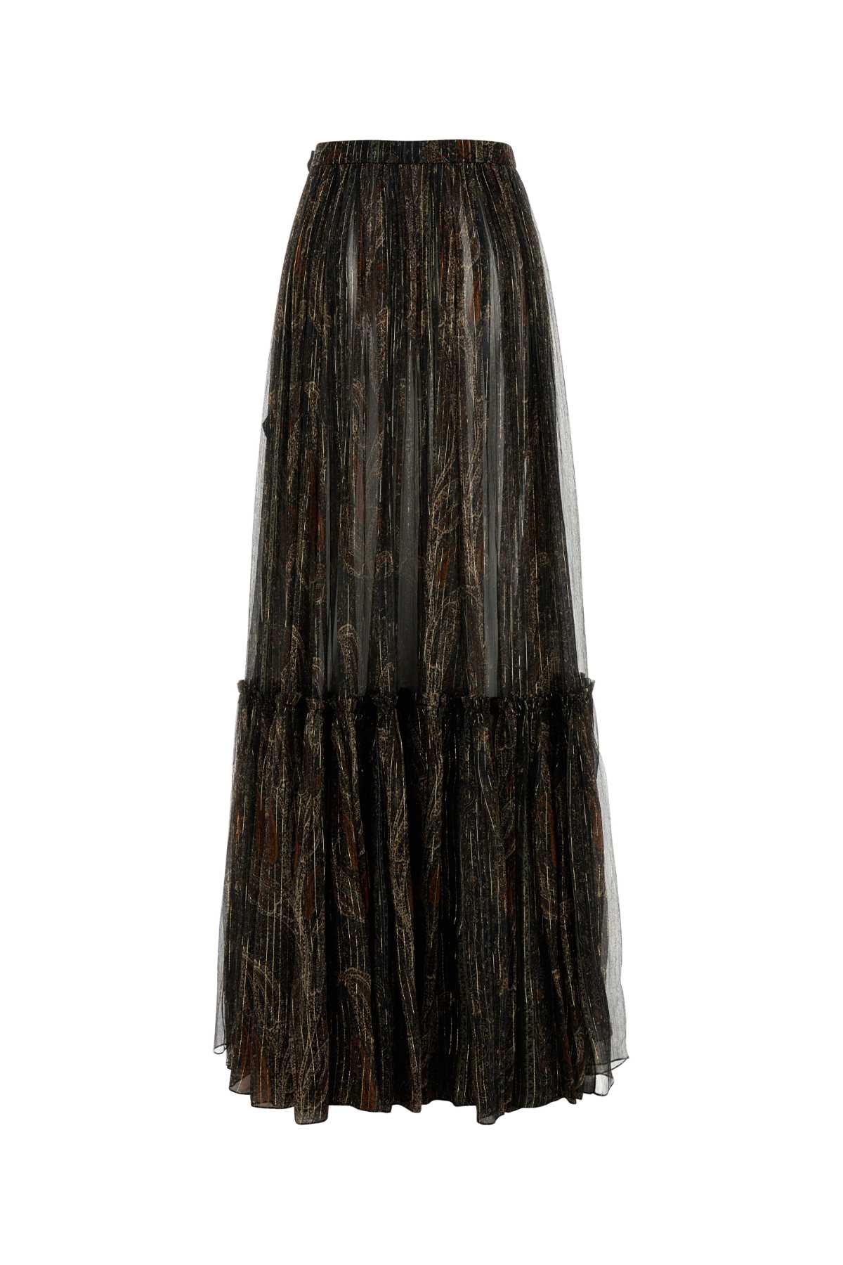 SAINT LAURENT JUPE For Women Exterior: 95% Silk 5% Polyester