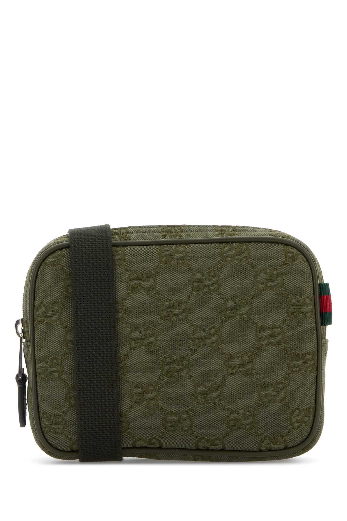 GUCCI M.MINI BAG N.CANV.GG/MOO/NS MI For Men T 71% COTTON T 29% POLYESTERCALF SKINT 100% VISCOSET 100% COTTON