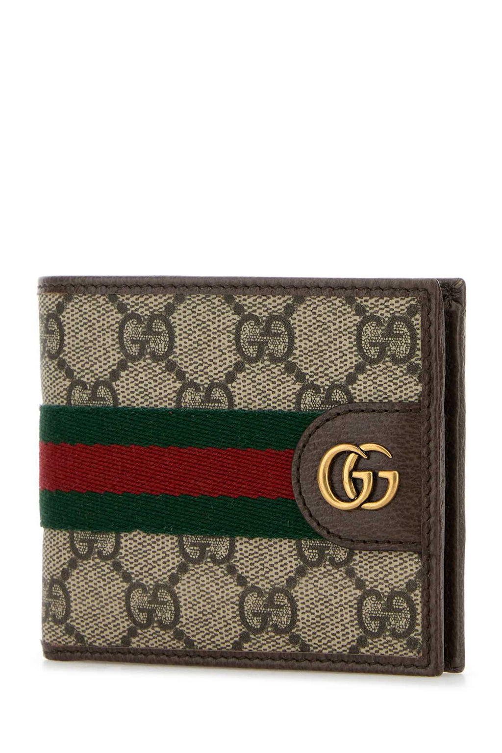 GUCCI MAN WALLET For Men Exterior: 100% Fabric Finishing: Antiqued golden metal