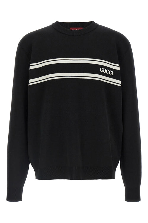 GUCCI 'Intarsio Gucci' sweater For Men 100% wool