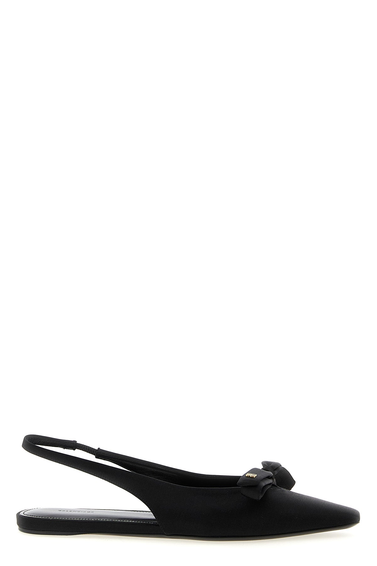 BALENCIAGA 'Nano Bow Sling' slingback For Women 72% viscose, 28% silk