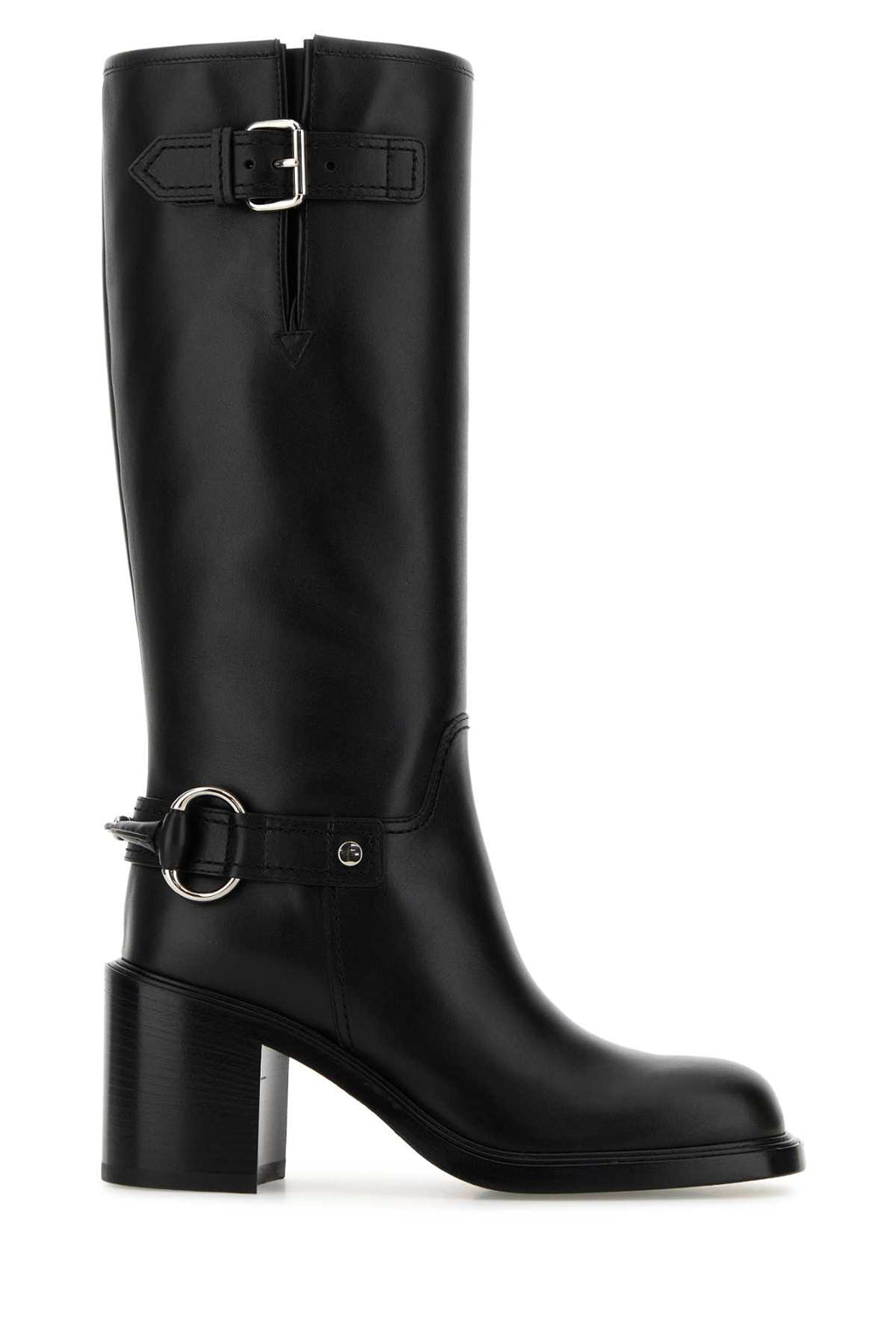 GUCCI W MYLA 70 BOOT LTH W/HB For Women Exterior: 100% Leather Interior: 100% Leather Sole: Rubber
