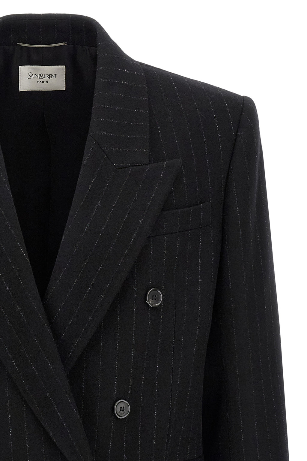 SAINT LAURENT Pinstripe blazer For Men 90% wool, 10% cashmere