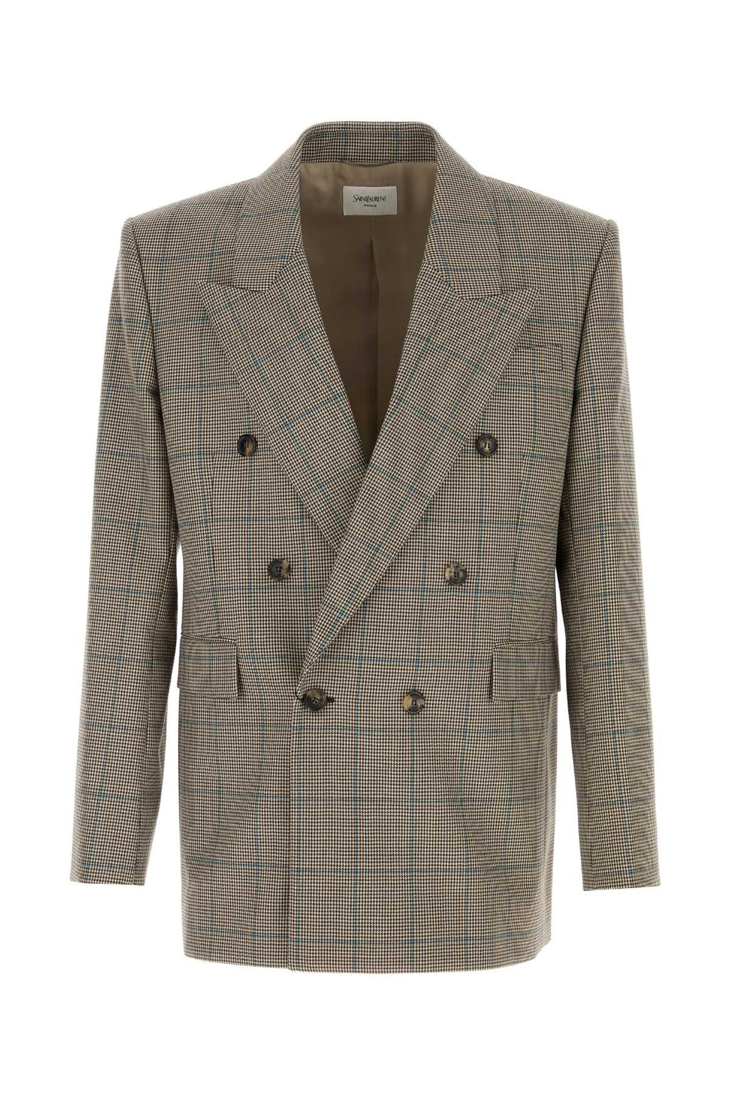 SAINT LAURENT VESTE DOUBLE CROISUR For Men Exterior: 100% Wool Lining: 100% Silk