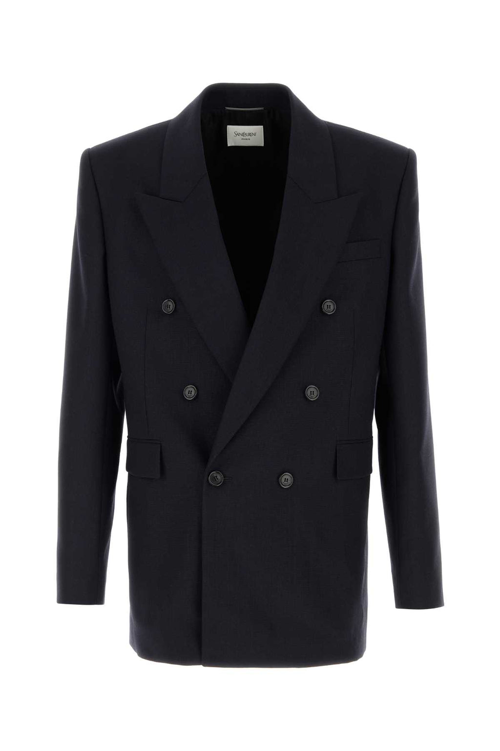 SAINT LAURENT VESTE DOUBLE CROISUR For Men Exterior: 100% Wool Lining: 100% Silk