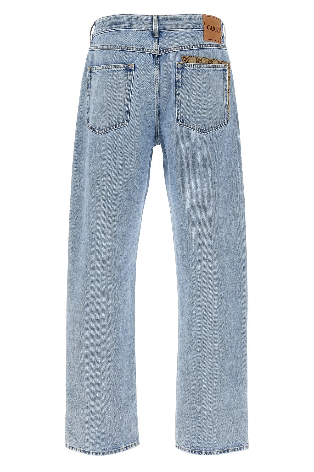 gucci GG insert jeans