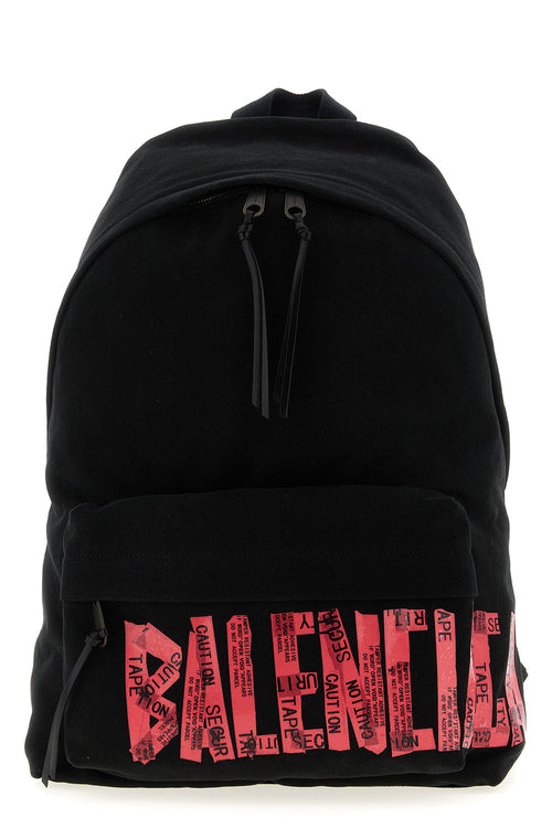 BALENCIAGA 'Tape Type' backpack For Men 95% cotton 5% viscose