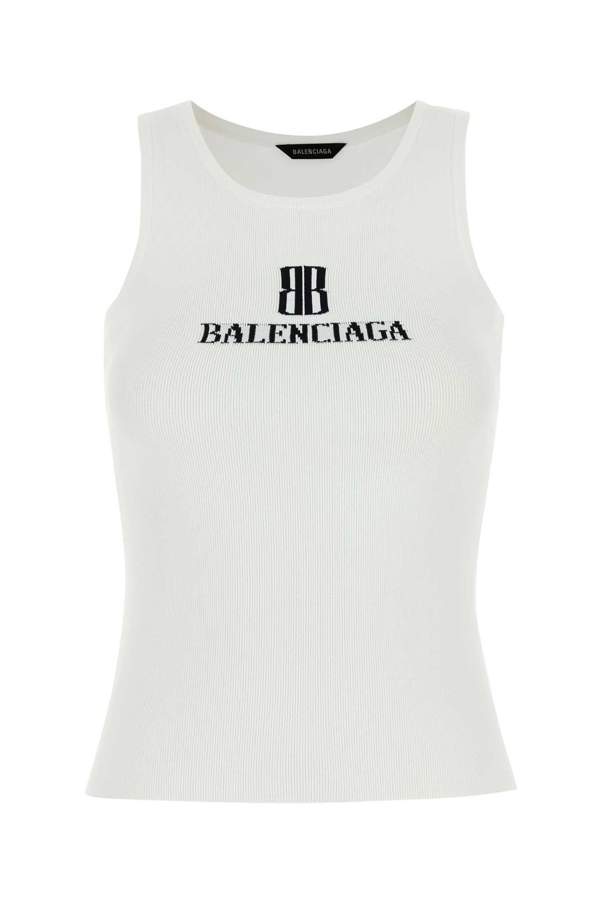 BALENCIAGA Tank top For Women Exterior: 86% Viscose 16% Polyester