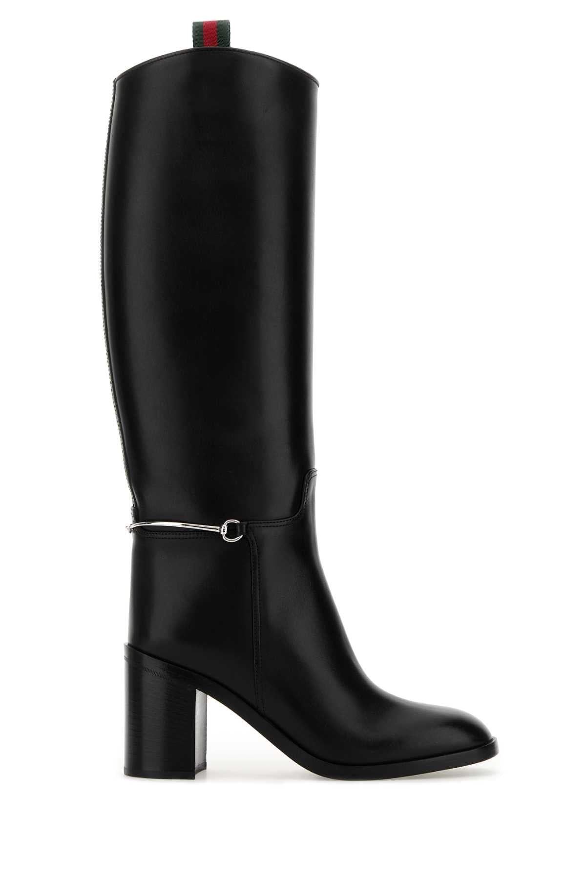 GUCCI BOOT For Women Exterior: 100% Leather Interior: 100% Fabric Sole: Leather and Rubber