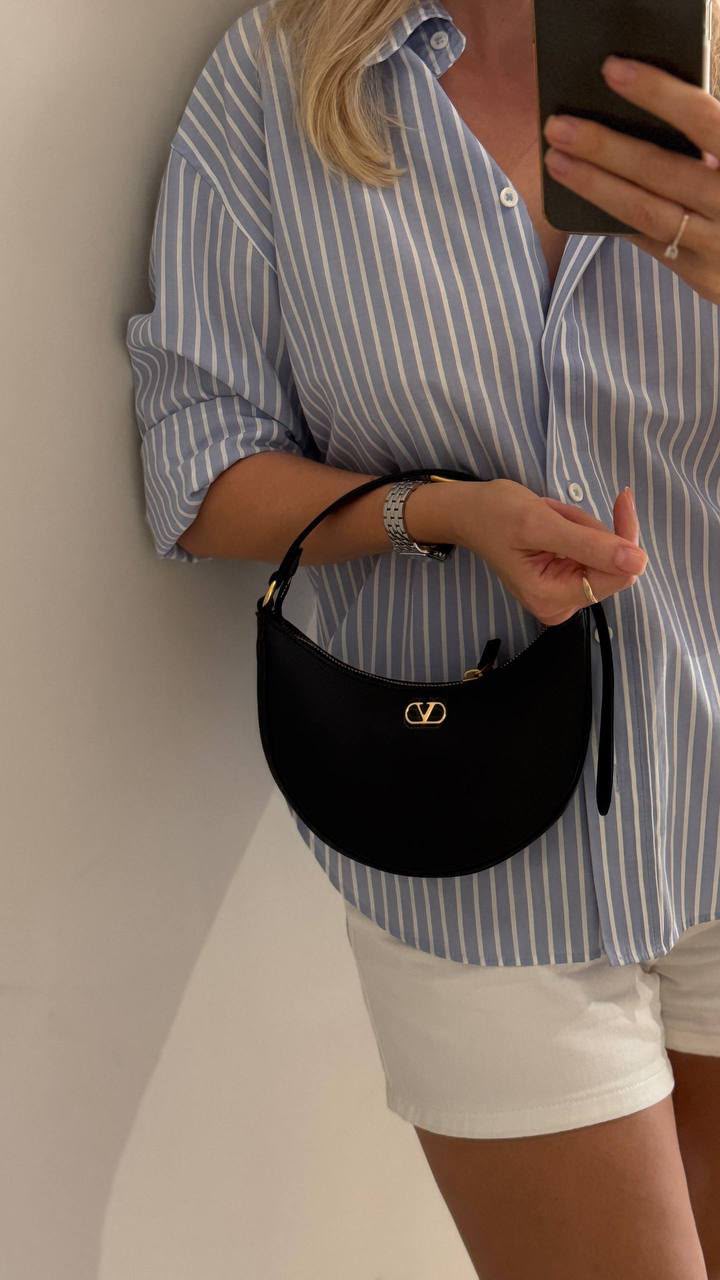 Garavani VLogo Moon Small Hobo Bag