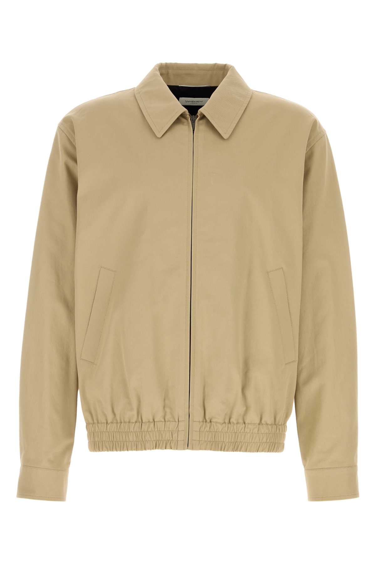 SAINT LAURENT BLOUSON BAS ELASTIQU For Men Exterior: 100% Cotton Lining: 64% Viscose 36% Cotton