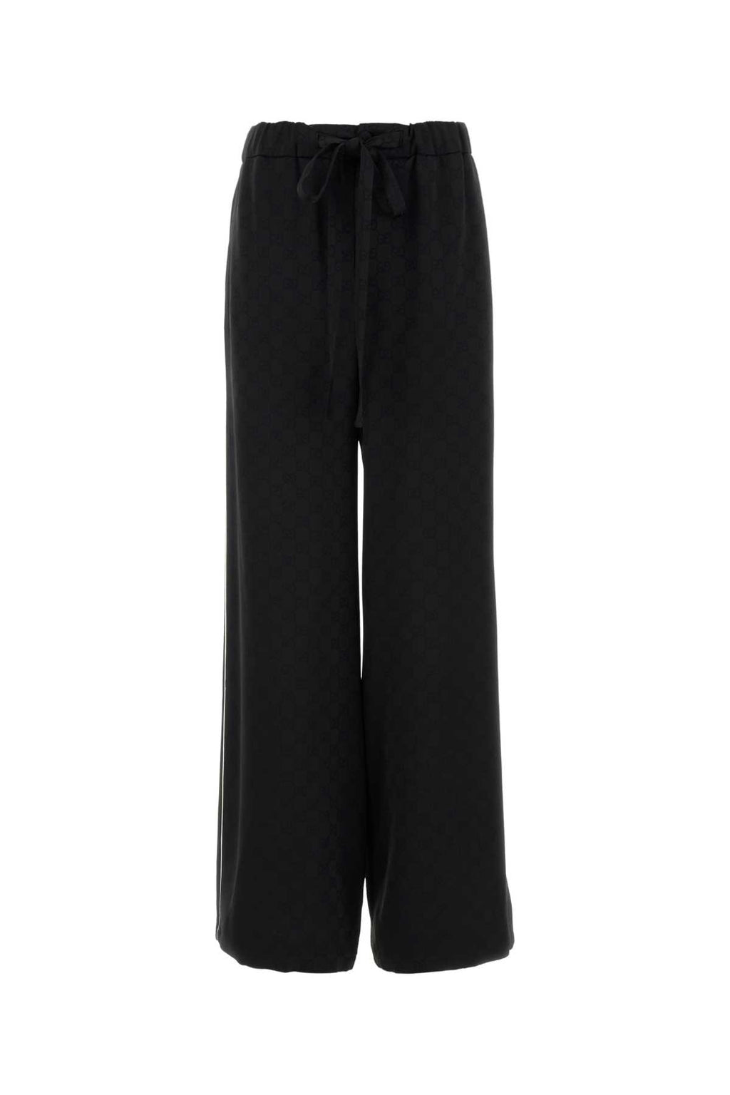 GUCCI PANT HAMMERED GG SATIN W/MOP For Women Exterior: 55% Viscose 45% Polyester