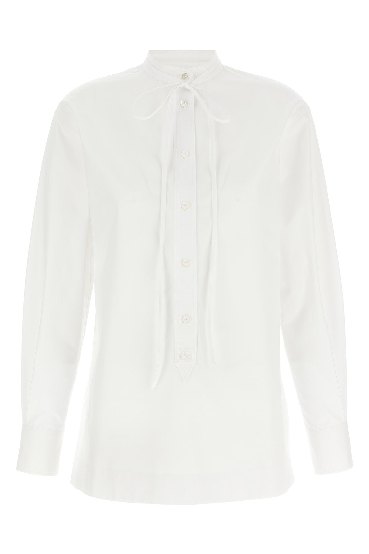 GUCCI Double G embroidery shirt For Women 100% cotton
